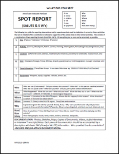 Spot Report